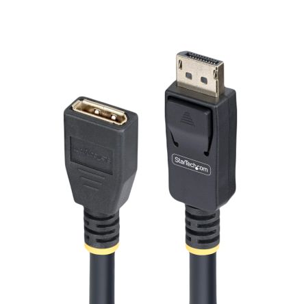 StarTech.com Male DisplayPort to Female DisplayPort, Thermoplastic  Cable, 8K @ 60Hz, 3m [10F-DP14-EXTEND-CBL]; 473-459