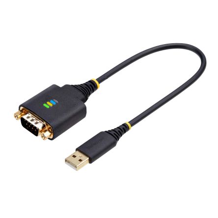 StarTech.com USB 2.0 USB A Male to D-sub 9-Pin Male Male USB Serial Cable Adapter [1P1FFC-USB-SERIAL]; 473-472