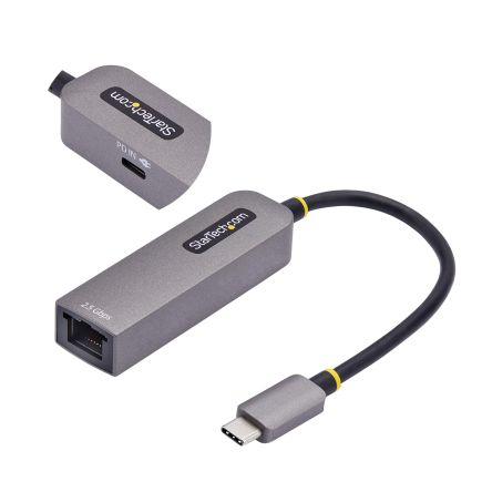 StarTech.com Port USB Ethernet Adapter USB 3.2 USB 3.2 Type-C to RJ45 100Mbit/s Network Speed [2GPD3-USB-C-ETHERNET]; 473-479
