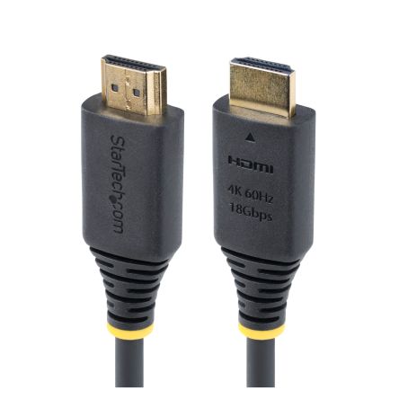StarTech.comHDMI2 2.0, 4m Male HDMI to Male HDMI High Speed 4K @ 60Hz [HDMI2-CABLE-4K60-4M]; 473-480
