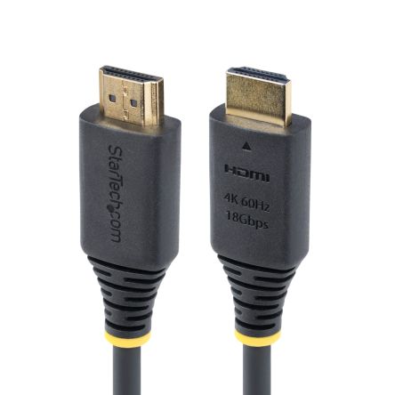 StarTech.comHDMI2 2.0, 500mm Male HDMI to Male HDMI High Speed 4K @ 60Hz [HDMI2-CABLE-4K60-50C]; 473-481