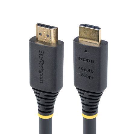 StarTech.comHDMI2 2.0, 5m Male HDMI to Male HDMI High Speed 4K @ 60Hz [HDMI2-CABLE-4K60-5M]; 473-482