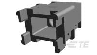 TE Connectivity 2076 Series Straight Board PCB Header, 6 Contact(s), Unshrouded [207600-1]; 473-752