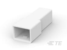 TE Connectivity, 2-180 1 Way Polyamide Crimp Terminal Housing, Natural [2-180916-0]; 473-756