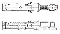 TE Connectivity 16309 Series Socket Crimp Contact, 26AWG Min, 24AWG Max [163092-2]; 473-816