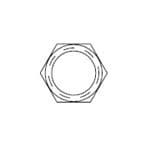 Littelfuse Toggle Switch Hex Nut for use with YM Series [1790901A47]; 473-819