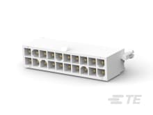 TE Connectivity MATE-N-LOK Series Vertical PCB PCB Header, 20 Contact(s), 4.14 mm Pitch, 2 Row(s), Shrouded [1-794070-1]; 473-820
