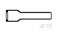 TE Connectivity Cable boot Black, Elastomer Adhesive Lined, 7.4mm [510715-000]; 473-828