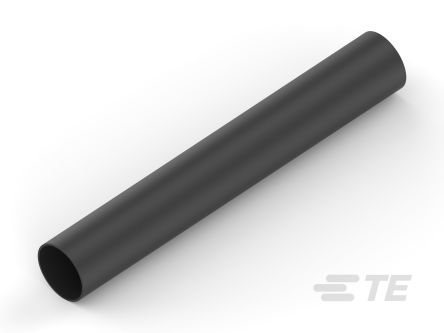 TE Connectivity Heat Shrink Tubing, Black 4.5mm Sleeve Dia. x 1220mm Length 3:1 Ratio, RAYCHEM Series [NB10892001]; 473-894