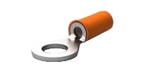 TE Connectivity, 1-3223 Uninsulated Ring Terminal, 10mm Stud Size, Green [1-322338-0]; 473-908