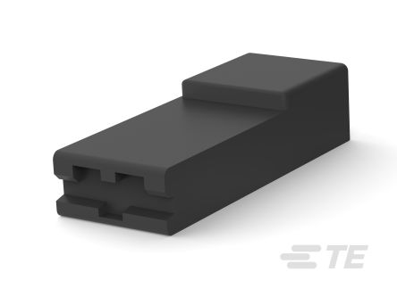 TE Connectivity, 92653 1 Way Polyamide Crimp Terminal Housing, Black [926539-3]; 473-915
