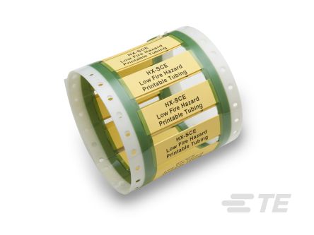 TE Connectivity HX-SCE Cable Marker, White, 1.27 – 1.9mm Cable, for Printable Tubing, F29905-000 [F29905-000]; 473-924