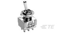 TE Connectivity Toggle Switch, Panel Mount, On-(On), DPDT, Wire Lug Terminal, 28 or 125V [2-1437558-0]; 473-955