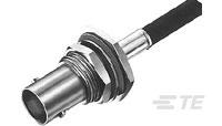 TE Connectivity 1-225 Series, Jack Panel Mount BNC Connector, Crimp Termination, Straight Body [1-225398-5]; 473-985