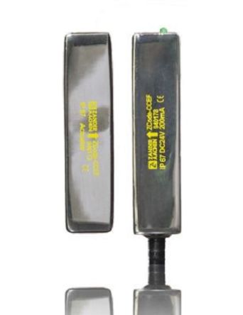 ZANDER AACHEN ZCode-CCEF Series Sliding Block for Mounting Magnetic Non-Contact Safety Switch, 24V dc, Stainless Steel [940178]; 475-680