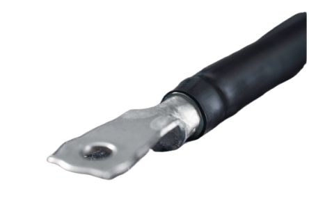 HellermannTyton Adhesive Lined Heat Shrink Tubing, Black 12mm Sleeve Dia. x 50m Length 3:1 Ratio, TAN32 Series [318-60012]; 475-727