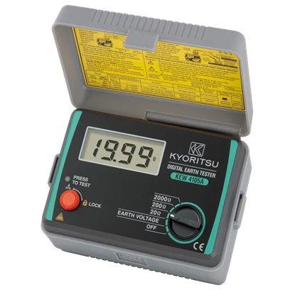 Kewtech Corporation KEW4105A Earth Tester, 2kΩ [KEW4105A]; 477-805