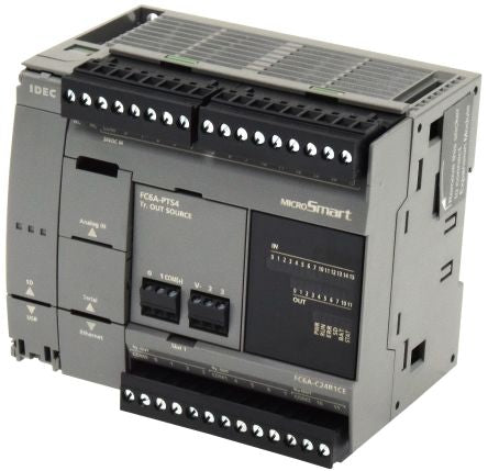 Idec FC6A-C24R1CE Series PLC CPU for Use with FC6A, 24 V dc Supply, Relay Output, 14-Input, Analog Input [FC6A-C24R1CE]; 479-517