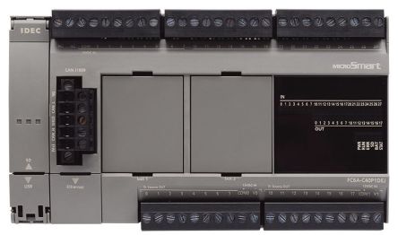 Idec FC6A-C40R1CE Series PLC CPU for Use with FC6A, 24 V dc Supply, Relay Output, 24-Input, Analog Input [FC6A-C40R1CE]; 479-519