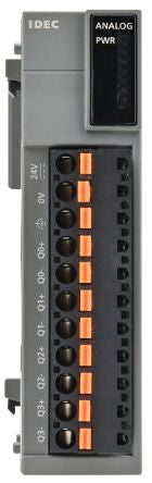 Idec FC6A Series PLC Expansion Module for Use with FC6A PLC, Analog, 24 V dc [FC6A-K4A1]; 479-531