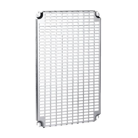 Schneider Electric PanelSeT Series Galvanised Steel Mounting Plate, 1500mm H, 500mm W for Use with Thalassa Thalassa PLA [NSYPMR155]; 479-581