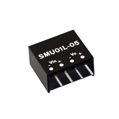 MEAN WELL SMU01N-15N DC-DC Converter, 15V dc/ 0 → 67mA Output, 10.8 → 13.2 V dc Input, 1W, Surface Mount, [SMU01N-15N]; 479-965