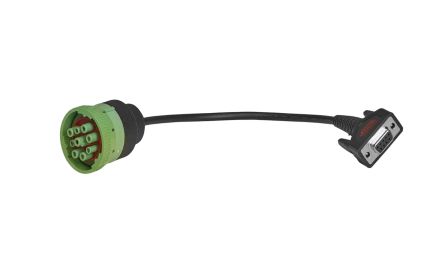 Kvaser CAN Female to D-sub 9-Pin Male Female Adapter [73-30130-01392-6]; 481-439