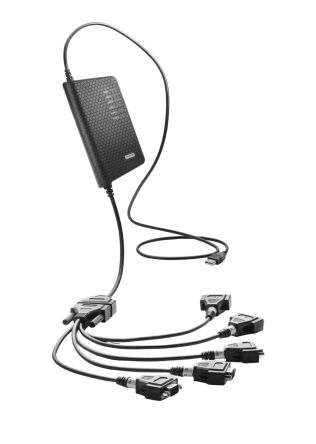Kvaser 5 Port USB Ethernet Adapter USB 2.0 D-sub to USB 1Mbit/s Network Speed [73-30130-01524-1]; 481-455