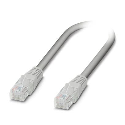 Phoenix ContactNBC, 10m Cat6a, Grey RJ45 to Male RJ45 Male Shielded, Terminated PVC Sheath [1412973]; 483-044