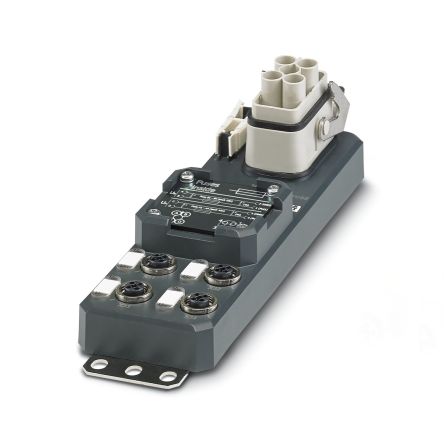 Phoenix Contact Distribution Block, 4 Way, 2.5 → 6mm², 70A, 24 V dc, Black [1413929]; 483-049