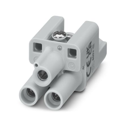 Phoenix Contact Heavy Duty Power Connector Insert, 40A, Socket, HC-Q Series, 2 Contacts [1496730]; 483-117