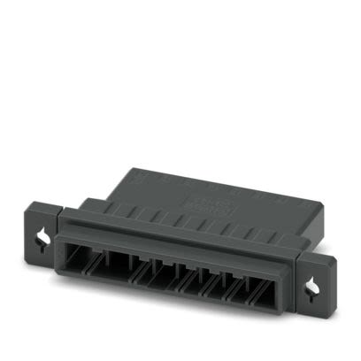 Phoenix Contact D32H Series Panel Feed Through Terminal Plug, 8-Contact, 5.08mm Pitch, Snap-In, 1-Row, Crimp Termination [1376515]; 483-309