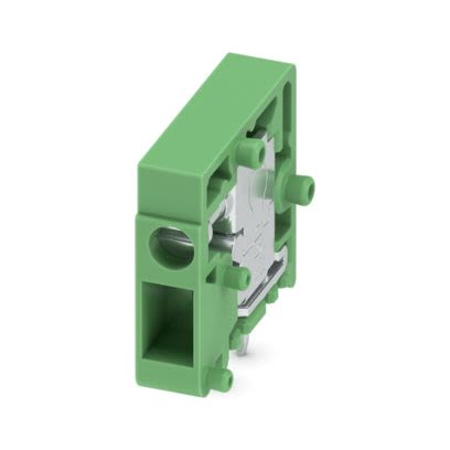 Phoenix Contact FRONT 2.5-H-EX Series PCB Terminal Block, 1-Contact, 5mm Pitch, Wave Soldering, 1-Row, Screw Termination [1701159]; 483-319