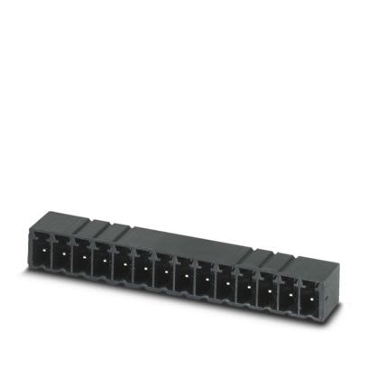 Phoenix Contact MC Series Through Hole PCB Header, 17 Contact(s), 3.5 mm Pitch, 1 Row(s), Shrouded [1713365]; 483-356