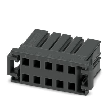 Phoenix Contact DD32PC Series PCB Connector, 10-Contact, 5.08mm Pitch, Latching, 2-Row, Crimp Termination [1376629]; 483-362
