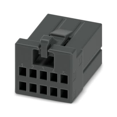 Phoenix Contact DD21PC Series PCB Connector, 10-Contact, 2.5mm Pitch, Latching, 1-Row, Crimp Termination [1378151]; 483-370
