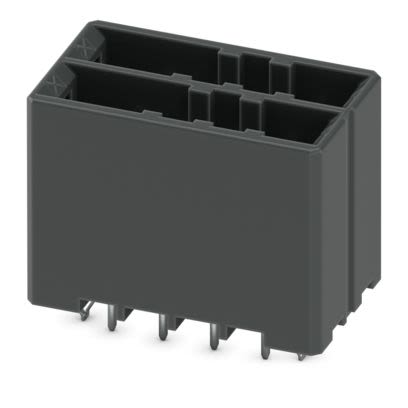 Phoenix Contact DD32H Series Wave Soldering Mount PCB Header, 8 Contact(s), 5.08 mm Pitch, 2 Row(s), Shrouded [1378276]; 483-377