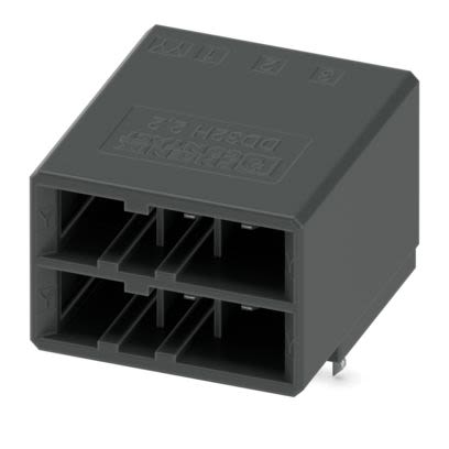 Phoenix Contact DD32H Series Wave Soldering Mount PCB Header, 6 Contact(s), 5.08 mm Pitch, 2 Row(s), Shrouded [1378305]; 483-380