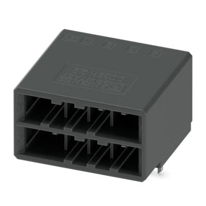 Phoenix Contact DD32H Series Wave Soldering Mount PCB Header, 8 Contact(s), 5.08 mm Pitch, 2 Row(s), Shrouded [1378316]; 483-384
