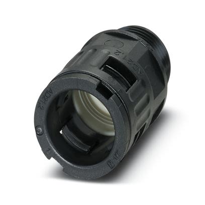 Phoenix Contact WP-G Series Black PA 6 Cable Gland, PG16 Thread, 16.5mm max., IP68, IP69K [3240877]; 483-396