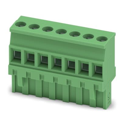 Phoenix Contact MVSTBR Series PCB Connector, 7-Contact, 5mm Pitch, 1-Row, Screw Termination [1912346]; 483-440