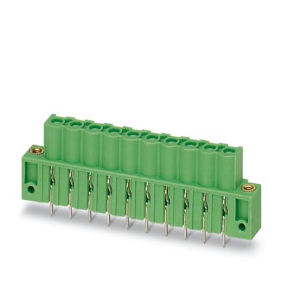 Phoenix Contact ICV Series Wave Soldering Mount PCB Header, 4 Contact(s), 5.08 mm Pitch, 1 Row(s), Shrouded [1943661]; 483-450