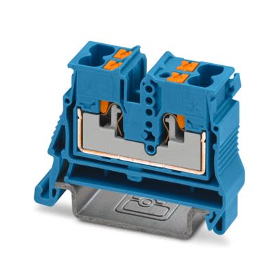 Phoenix Contact 1429439 MPTD Series Blue, 2.5mm², 1-Level, Push In Termination [1429439]; 483-469