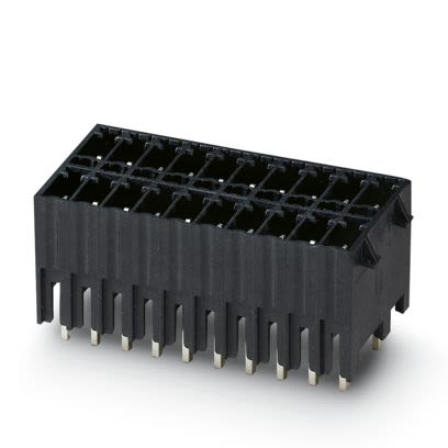 Phoenix Contact MCDNV Series Straight Through Hole PCB Header, 22 Contact(s), 3.5 mm Pitch, 2 Row(s), Shrouded [1832577]; 483-479