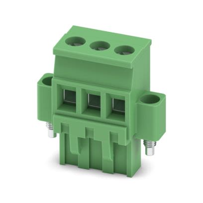 Phoenix Contact MVSTBR Series PCB Connector, 3-Contact, 5mm Pitch, Screw, 1-Row, Screw Termination [1835481]; 483-485