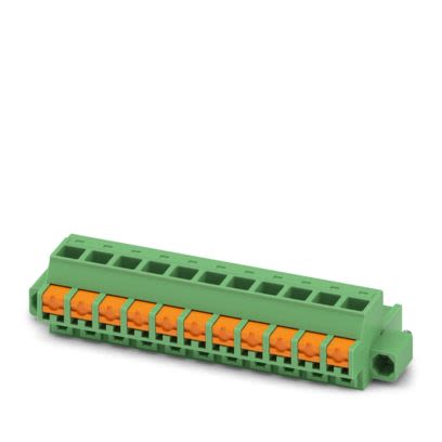 Phoenix Contact FKCOR 2 Series PCB Connector, 11-Contact, 5.08mm Pitch, Screw, 1-Row, Push In Spring Termination [1861551]; 483-491