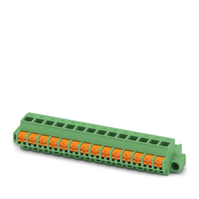 Phoenix Contact FKCOR Series PCB Connector, 14-Contact, 5.08mm Pitch, Screw, 1-Row, Push In Spring Termination [1861580]; 483-493