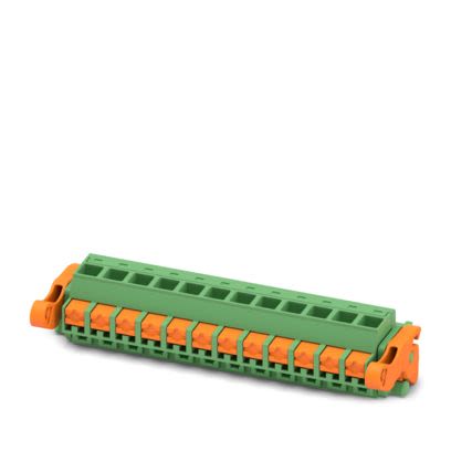 Phoenix Contact FKCOR 2 Series PCB Connector, 12-Contact, 5.08mm Pitch, 1-Row, Push In Spring Termination [1861797]; 483-495