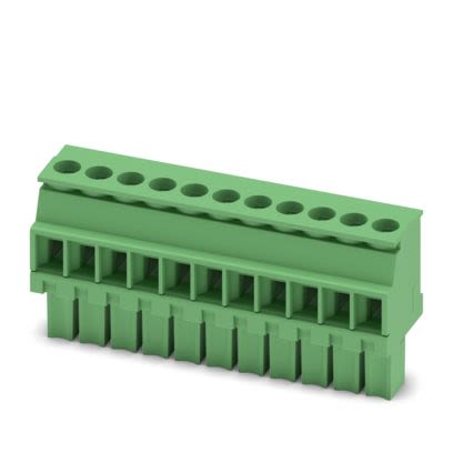 Phoenix Contact MCVW Series PCB Connector, 11-Contact, 5.08mm Pitch, 1-Row, Screw Termination [1862946]; 483-498