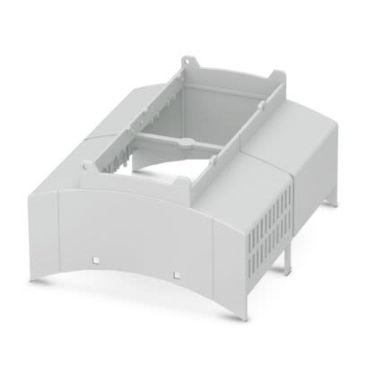 Phoenix Contact Solid Top Enclosure Type BC Series , 107.6 x 89.7 x 54.85mm, Polycarbonate DIN Rail Enclosure [1025418]; 483-504